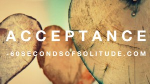 Meditation and Journaling Acceptance 60 Seconds of Solitude
