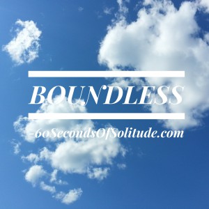 Meditation and Journaling boundless 60 Seconds of Solitude