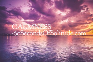 Meditation and Journaling calmness 60 Seconds of Solitude