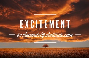 Meditation and Journaling excitement 60 Seconds of Solitude