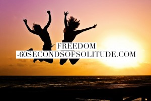 Meditation and Journaling freedom 60 Seconds of Solitude