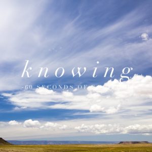 knowing meditation