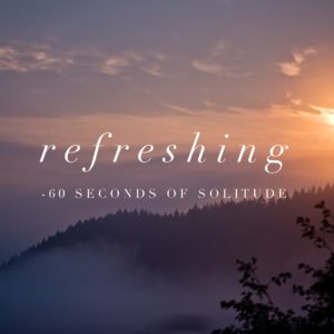 refreshing meditation